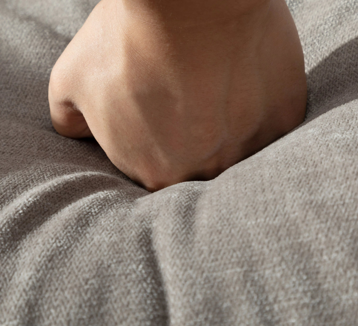 Chair + Footstool 1986 Light Grey - Chair+Footstool1986LightGrey