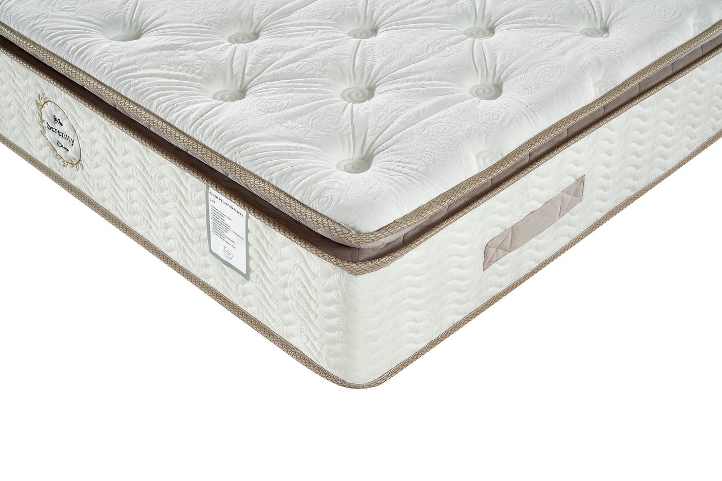 G06 Plush Velvet - 4FT6 - W 137 X H 28 X L 190 - G06-MATTRESS