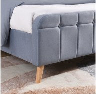 Ashley Sky Blue Bed - Ashley Blue Bed 5ft - (W)160 x (H) 110 x (L) 217.5 - Ashley Sky Blue Bed