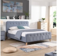Ashley Sky Blue Bed - Ashley Blue Bed 5ft - (W)160 x (H) 110 x (L) 217.5 - Ashley Sky Blue Bed