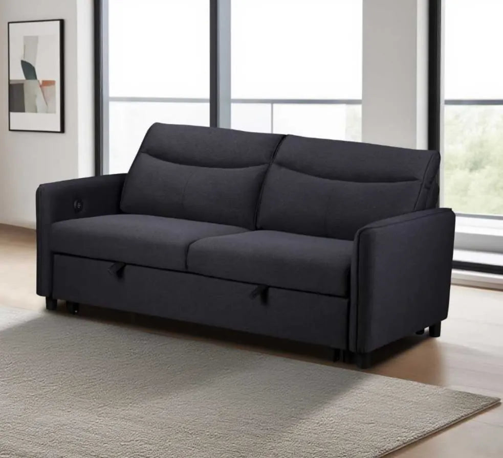 Sheila Dark Grey Sofabed (Eclipse) - Sheila Dark Grey Sofabed (Eclipse)