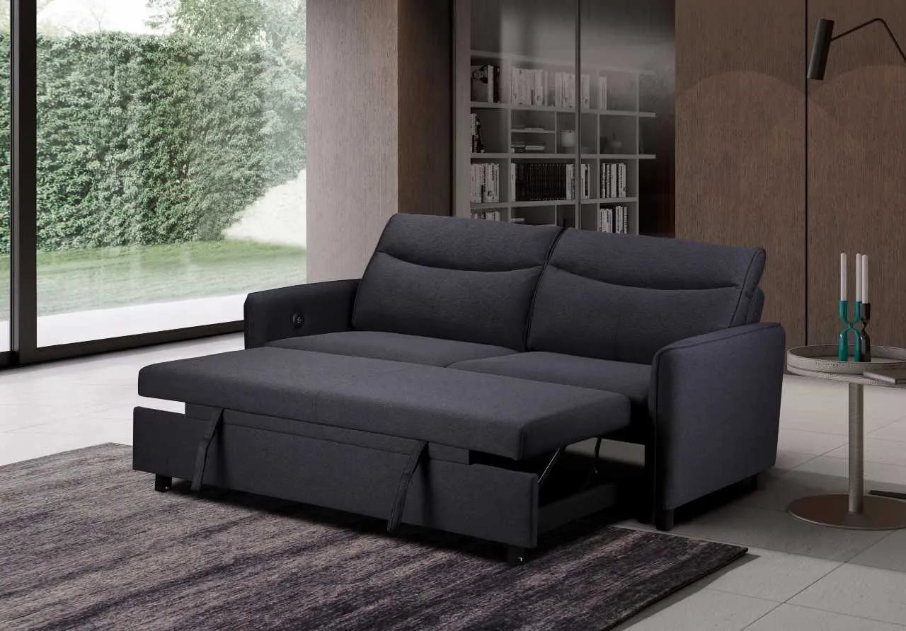 Sheila Dark Grey Sofabed (Eclipse) - Sheila Dark Grey Sofabed (Eclipse)