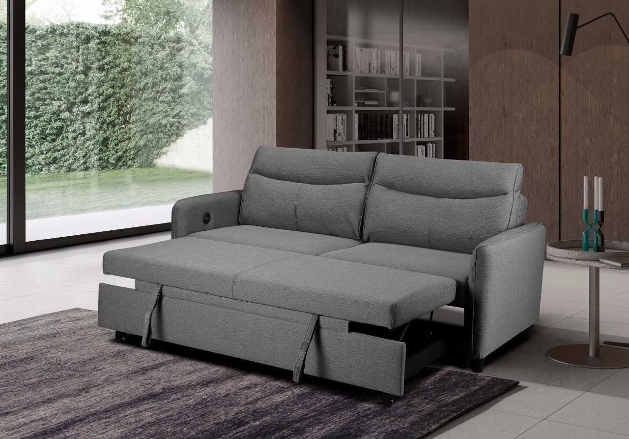 Sheila Light Grey Sofabed (Pepper) - Sheila Light Grey Sofabed (Pepper)