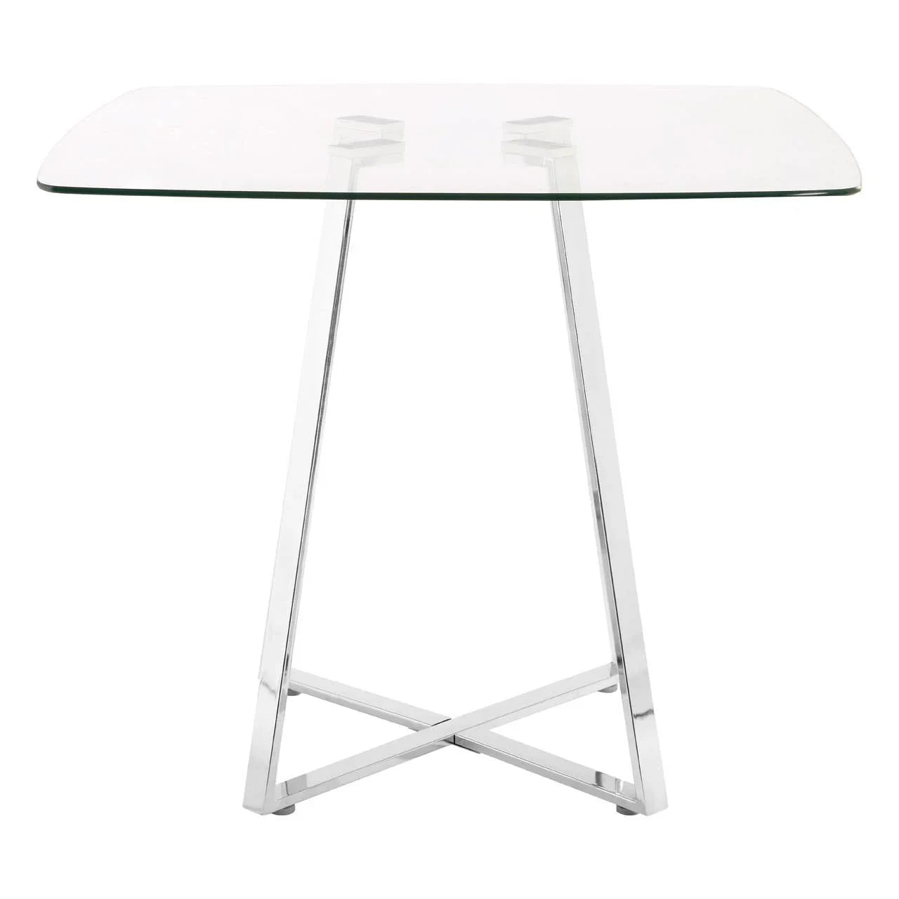 Silver Intersect Dining Table