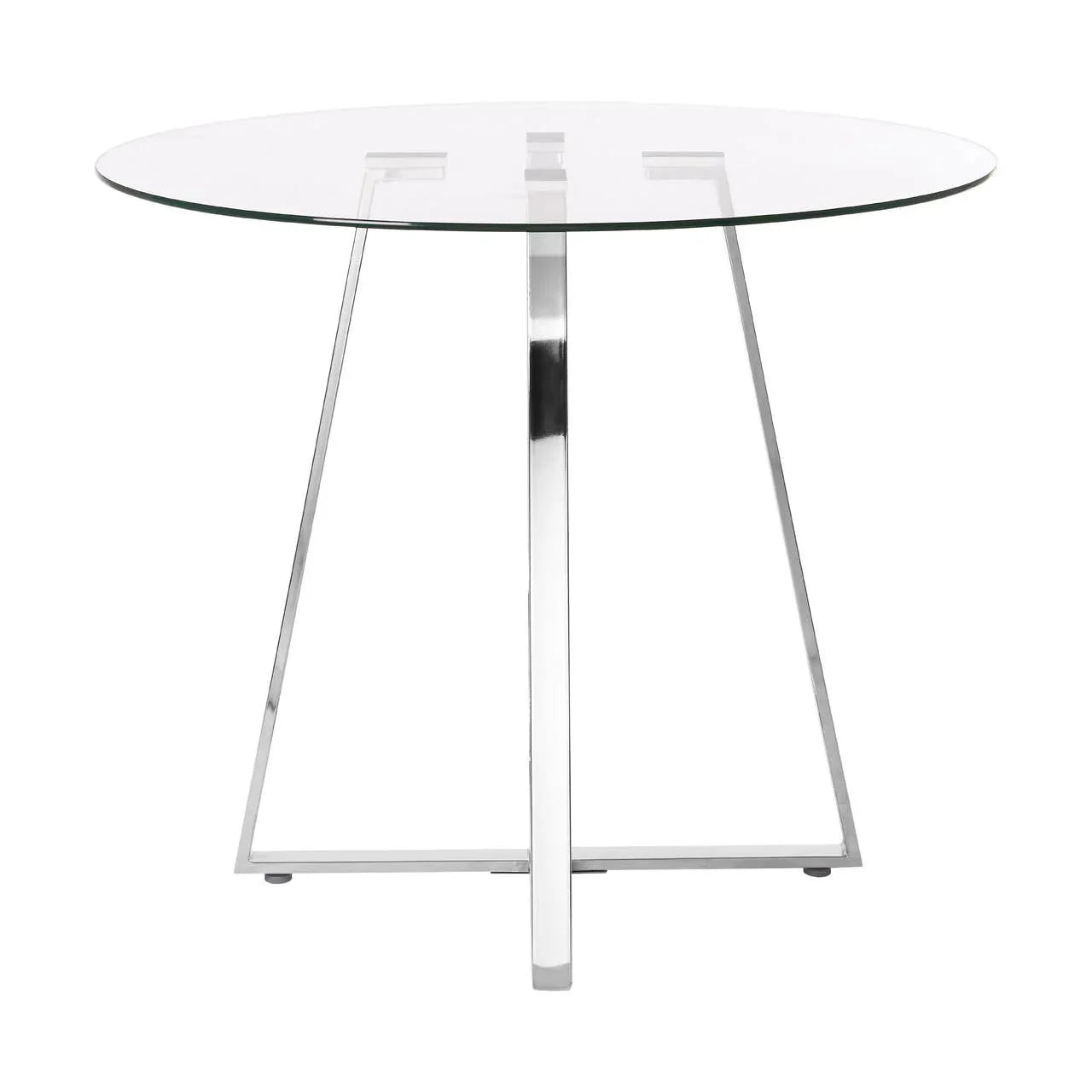 Silver Intersect Dining Table