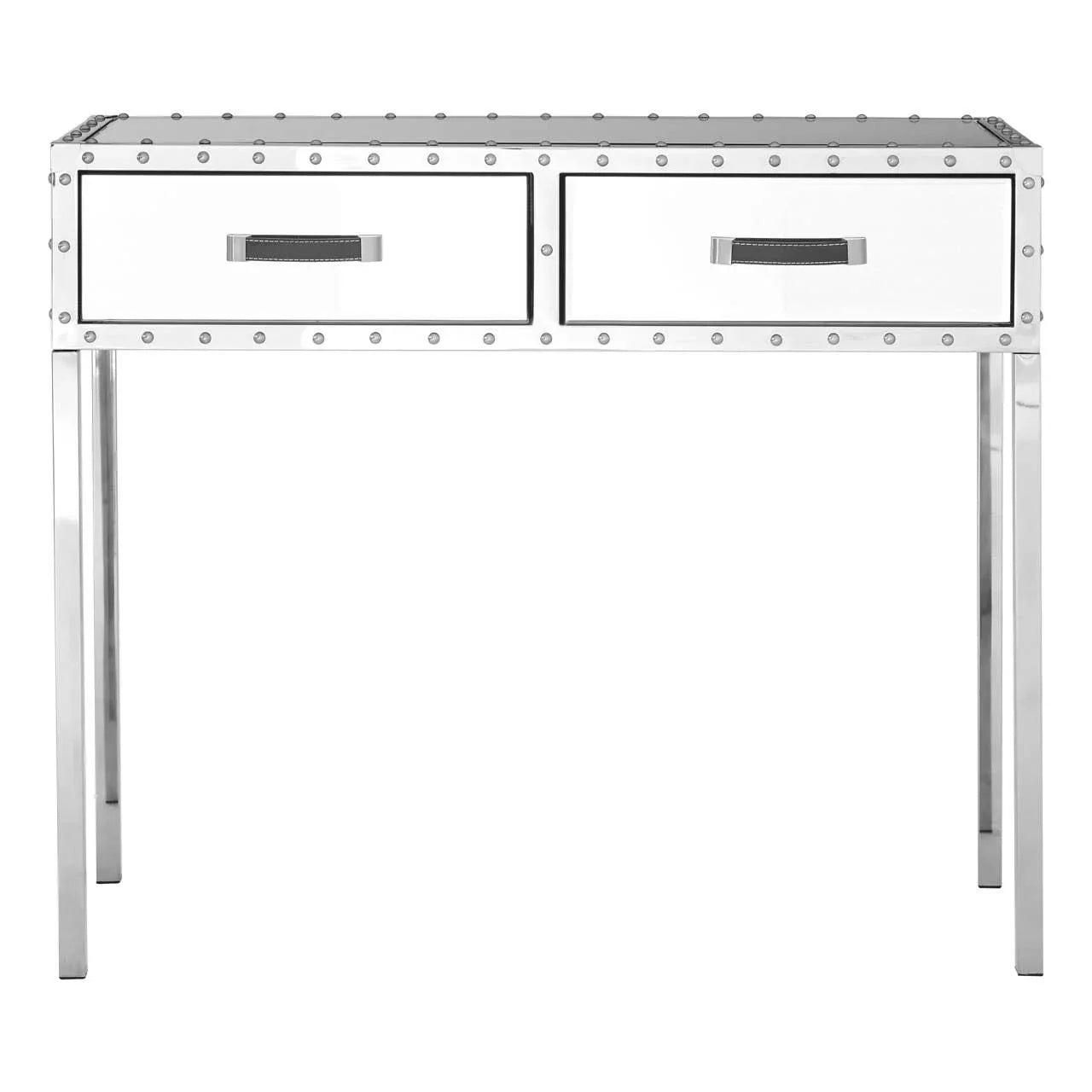 Luxury Rivet Hallway Console Table
