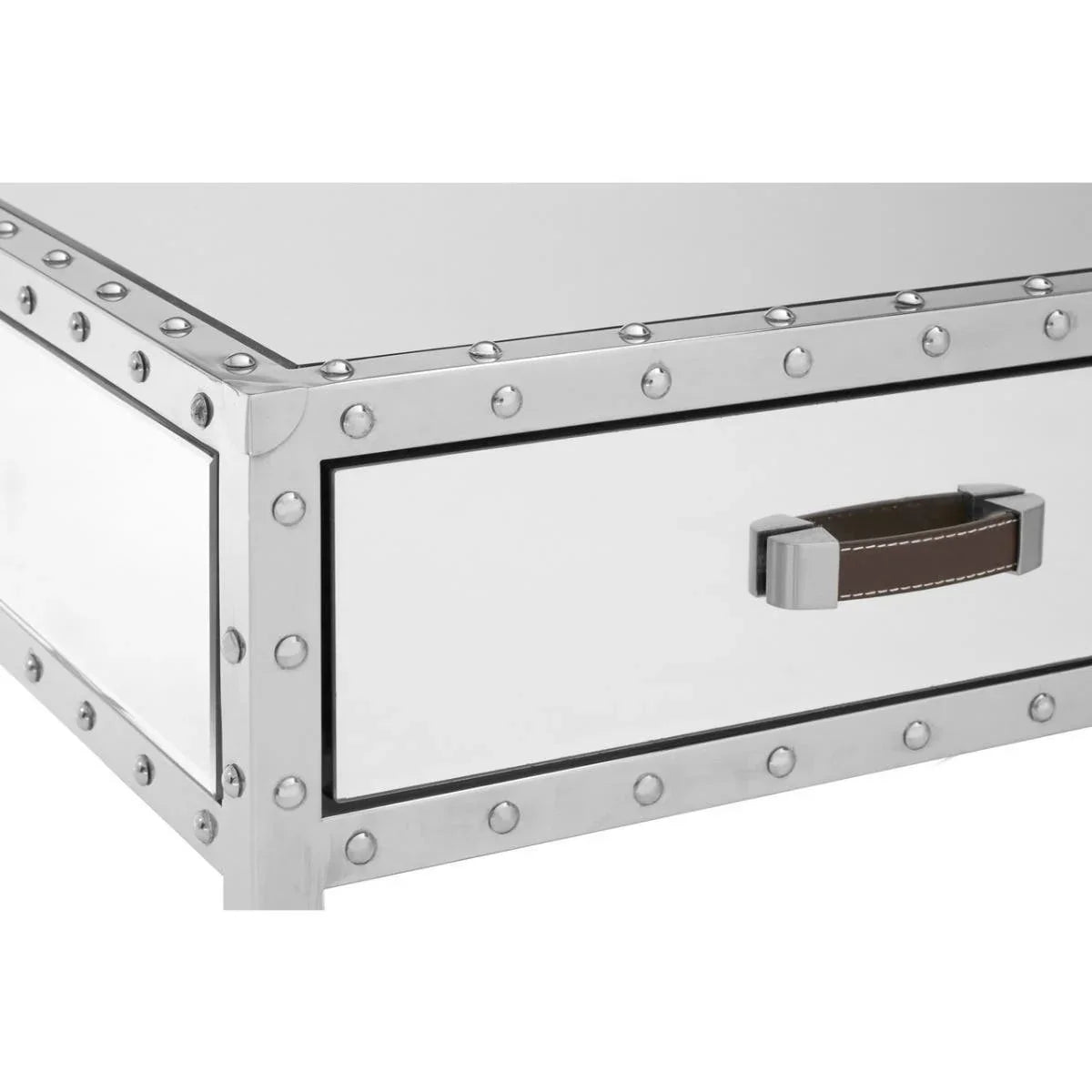 Title Luxe Mirrored Coffee Table