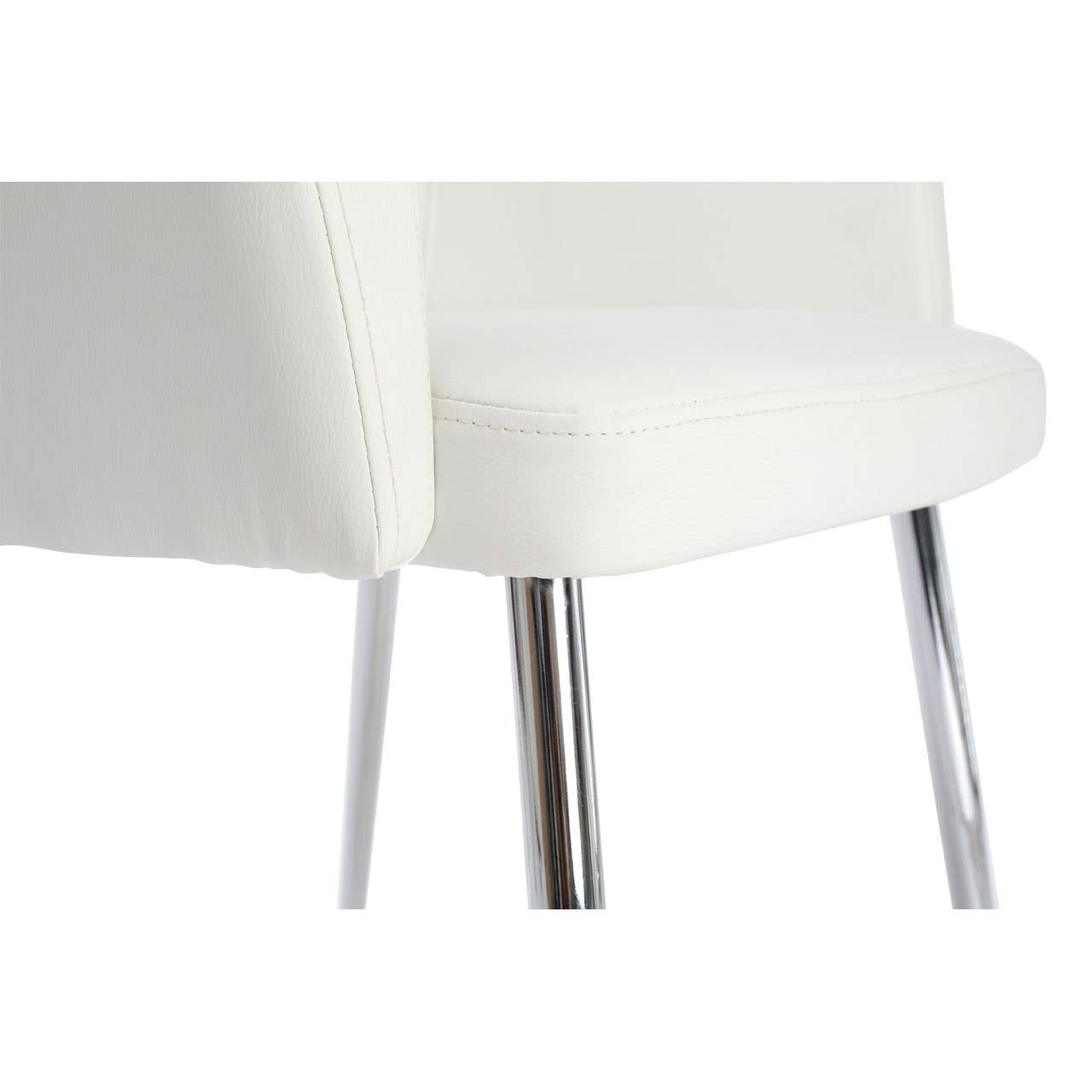Sleek Chrome Leg Chair