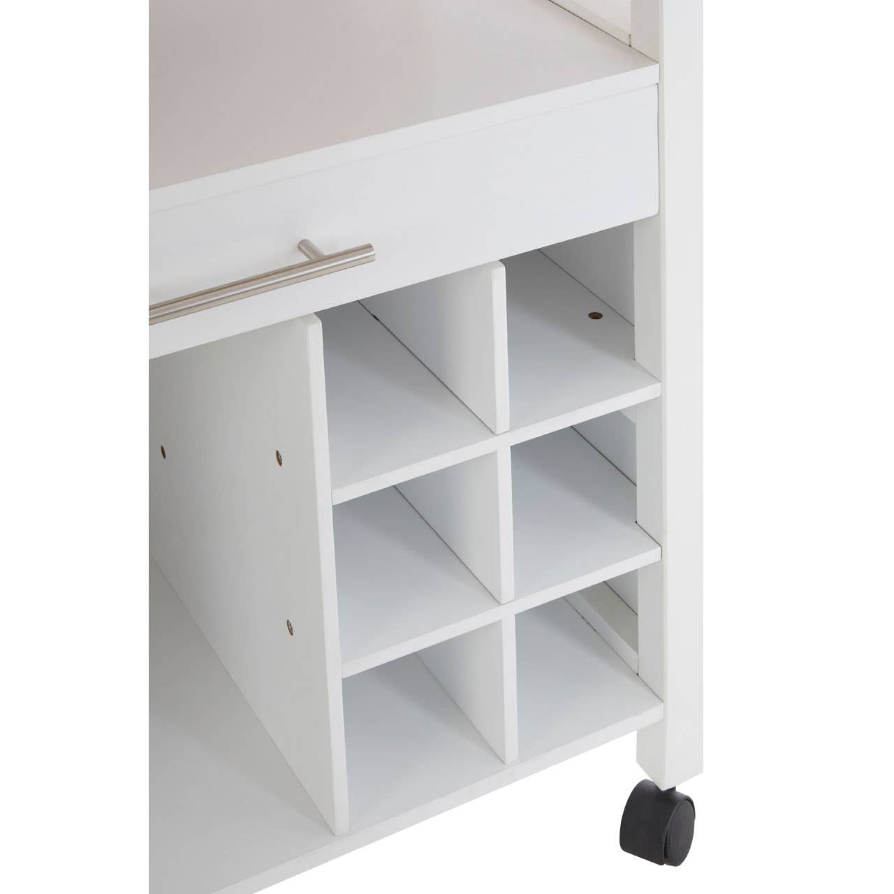 Sleek Kitchen Storage Trolley