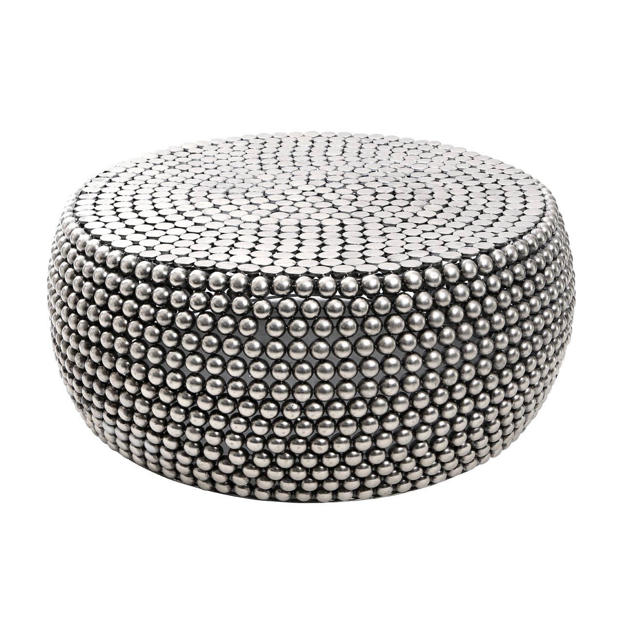 Eclectic Silver Coffee Table