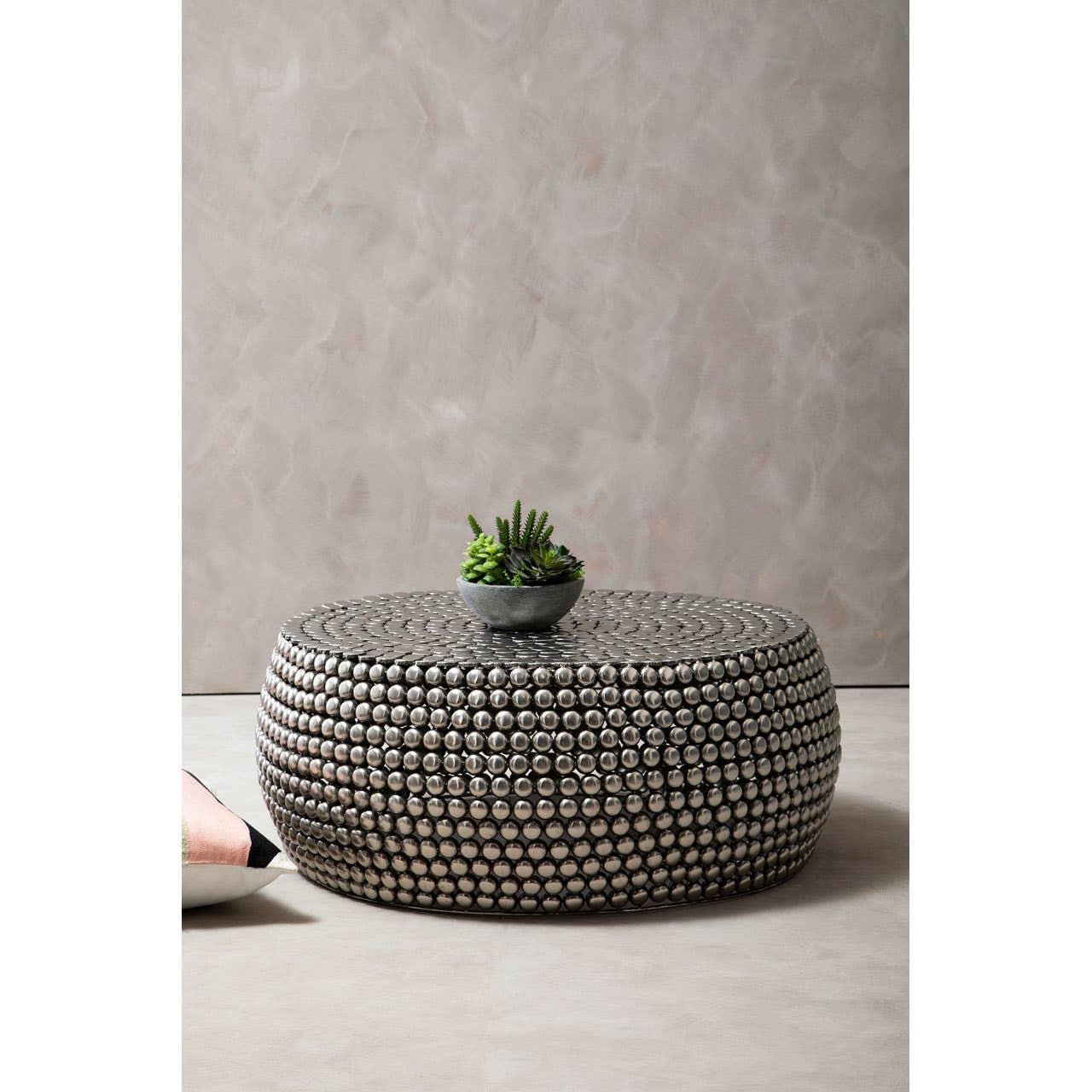 Eclectic Silver Coffee Table