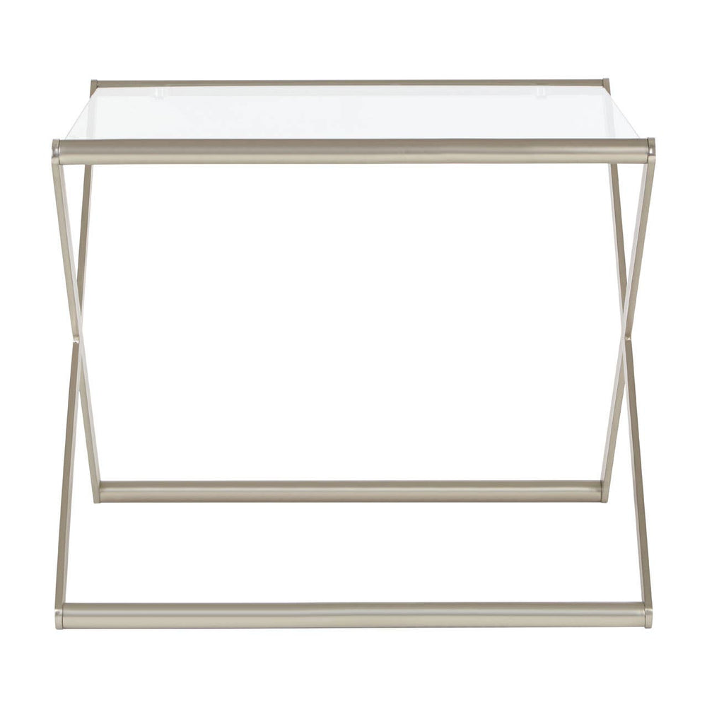 Sleek Metal Side Table