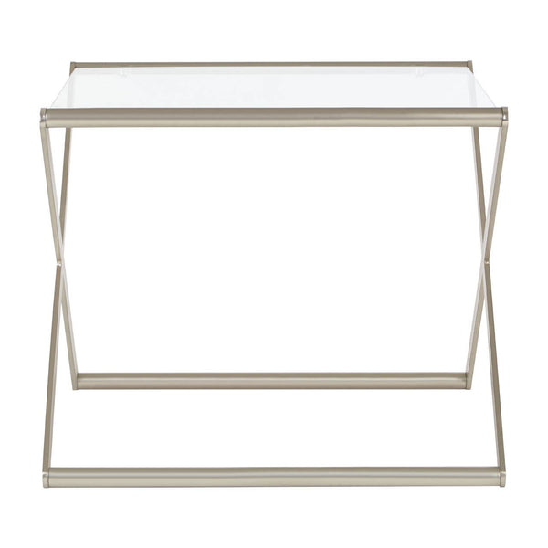 Sleek Metal Side Table