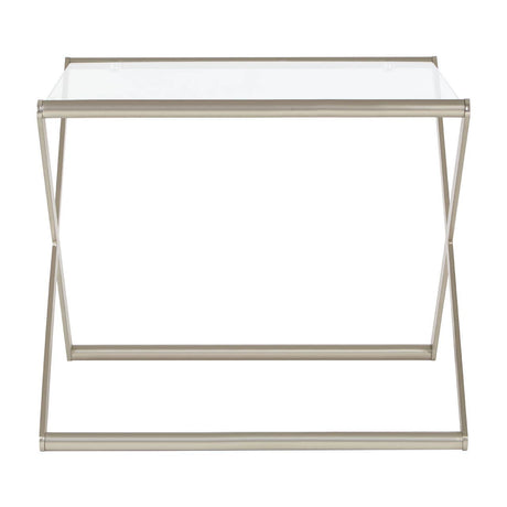Sleek Metal Side Table