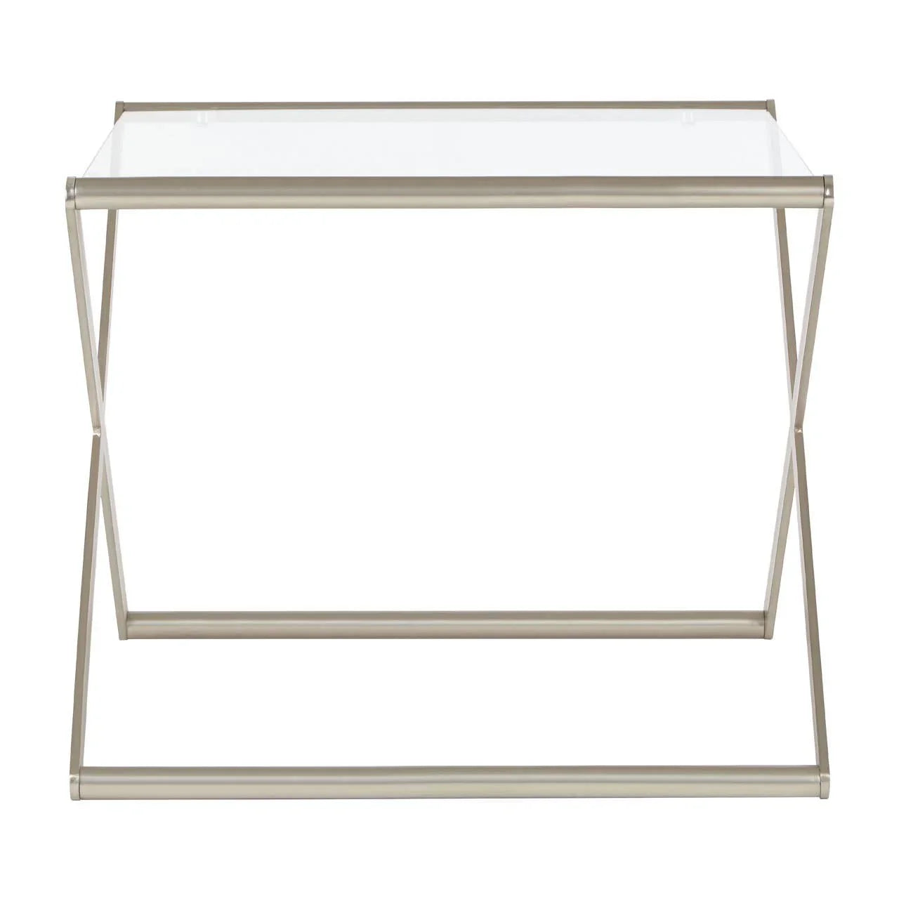 Sleek Metal Side Table