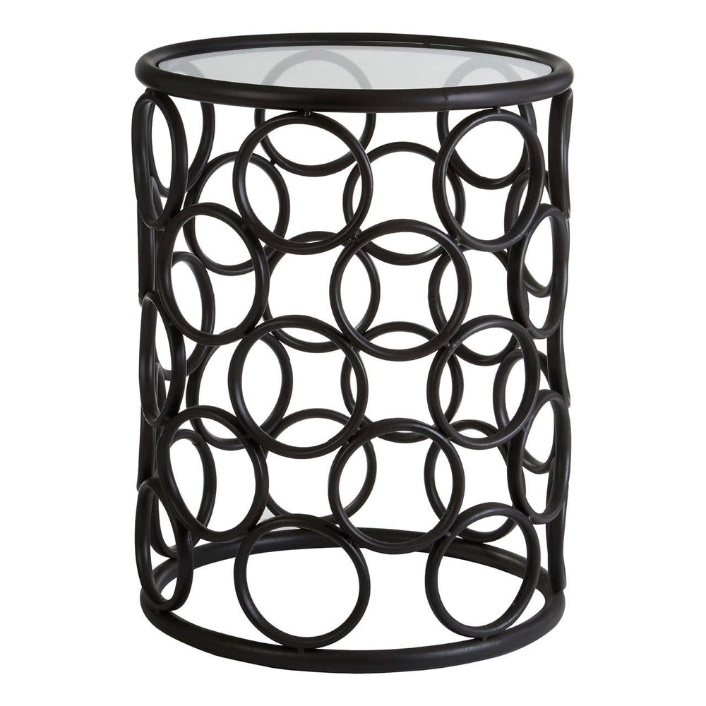 Circle Glass Side Table