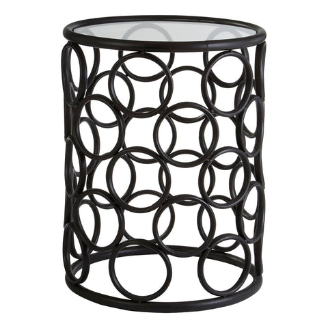 Circle Glass Side Table