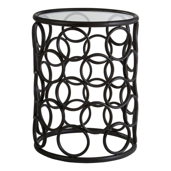 Circle Glass Side Table