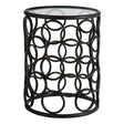 Circle Glass Side Table
