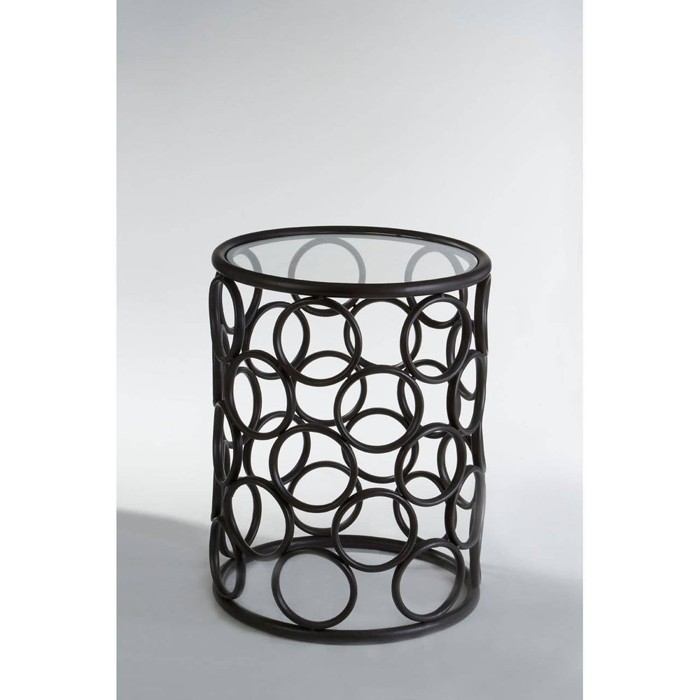Circle Glass Side Table
