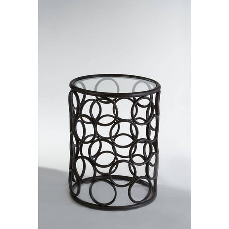 Circle Glass Side Table