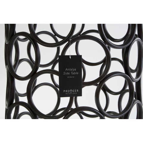 Circle Glass Side Table