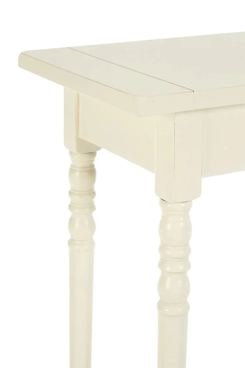Heritage White Console Table Drawers