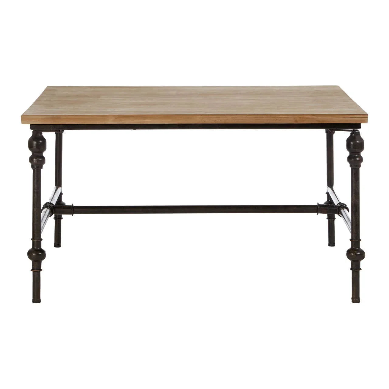 Rustic Square Wood Coffee Table