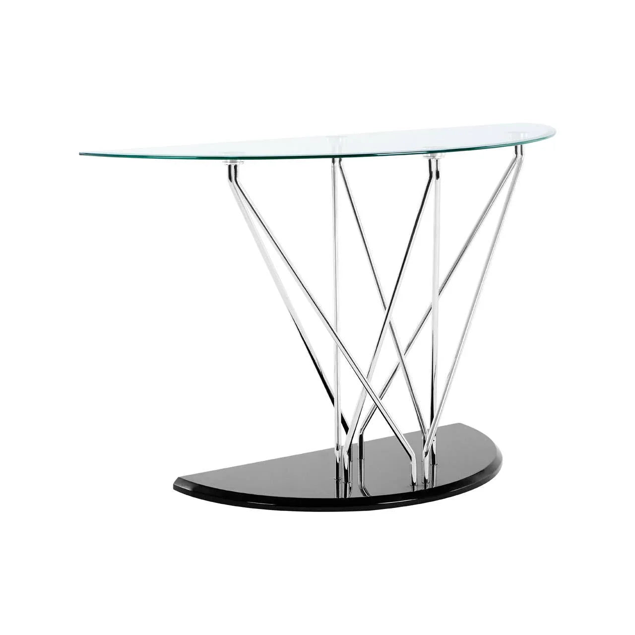 Moonbeam Chrome Console Table