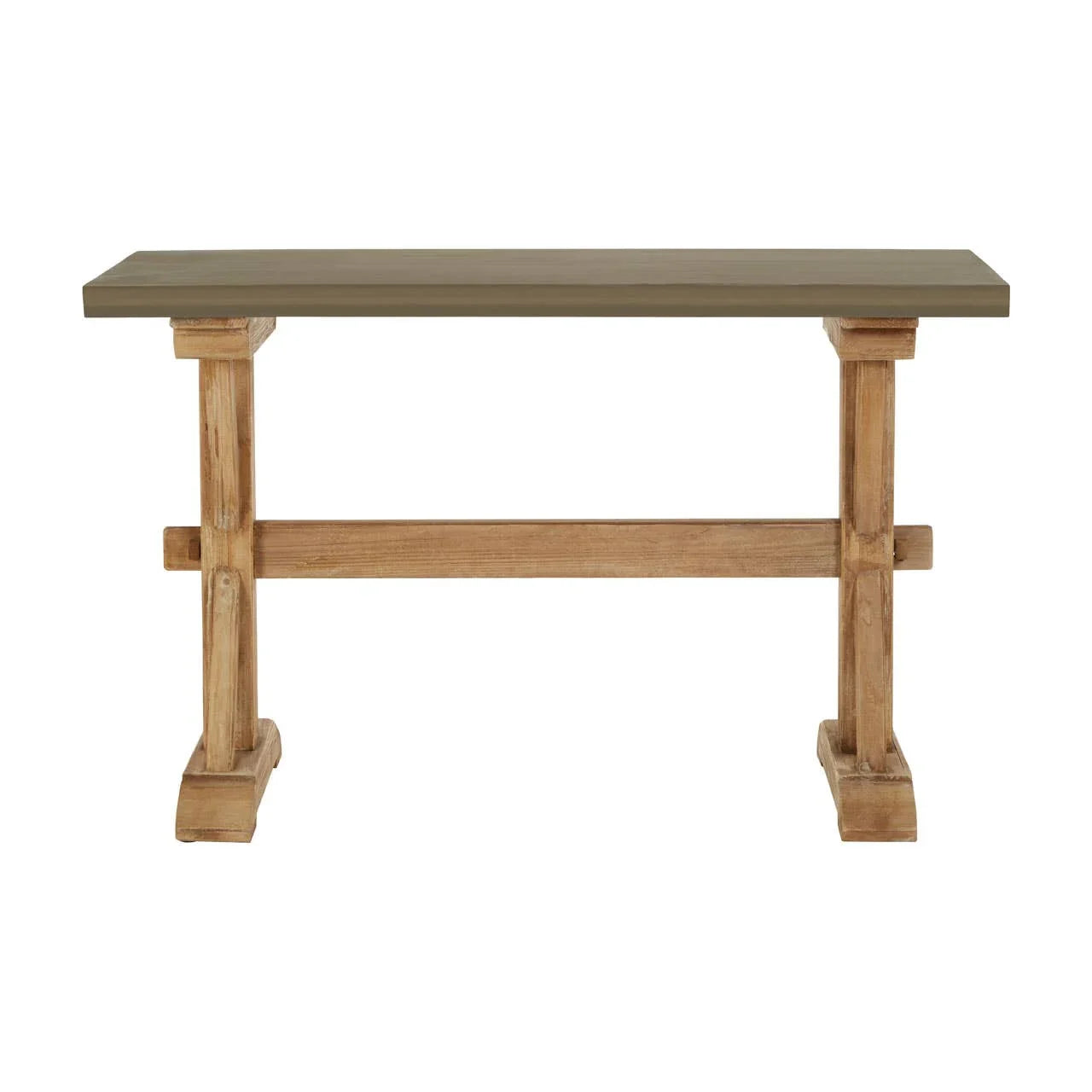 Rustic Grey Wooden Console Table