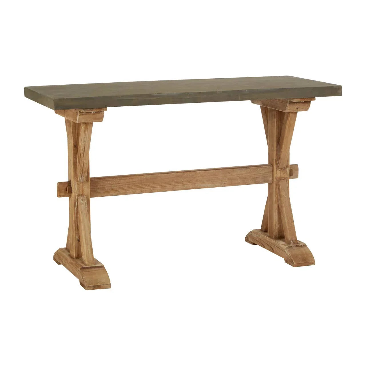 Rustic Grey Wooden Console Table