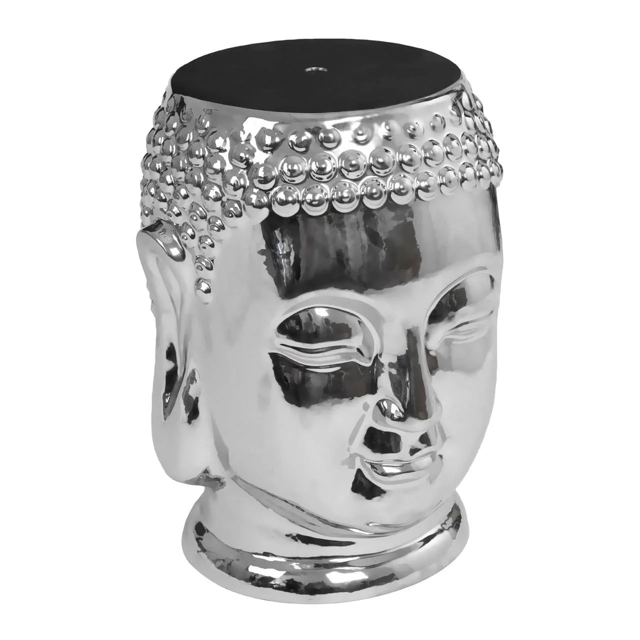 Buddha Silver Side Table