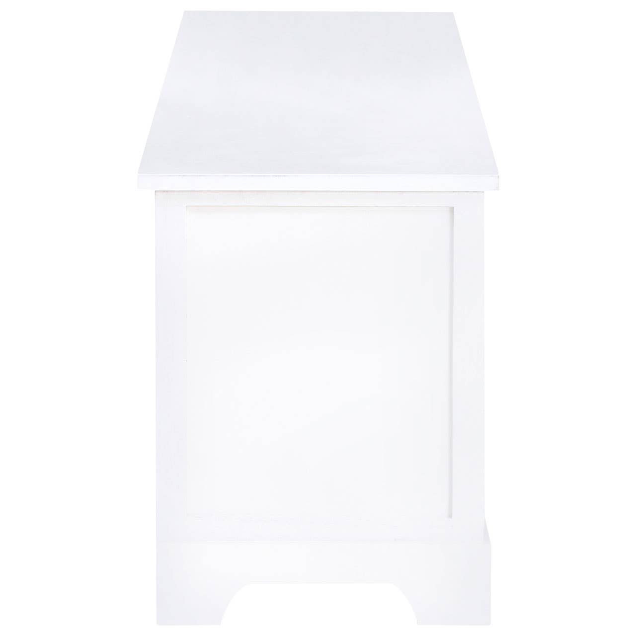 Coastal White Drawer Bench