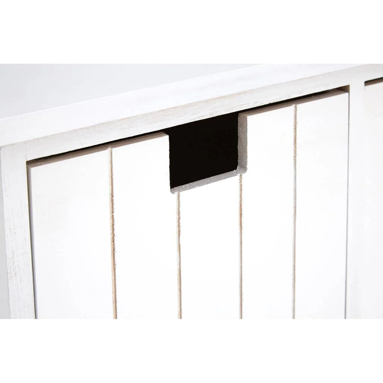 Coastal White Drawer Bench