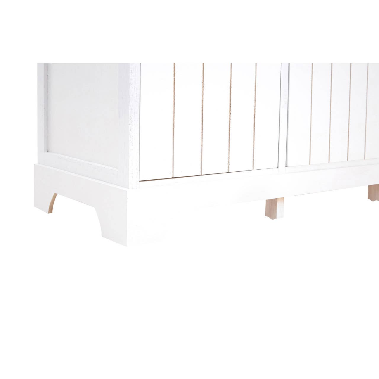 Coastal White Drawer Bench