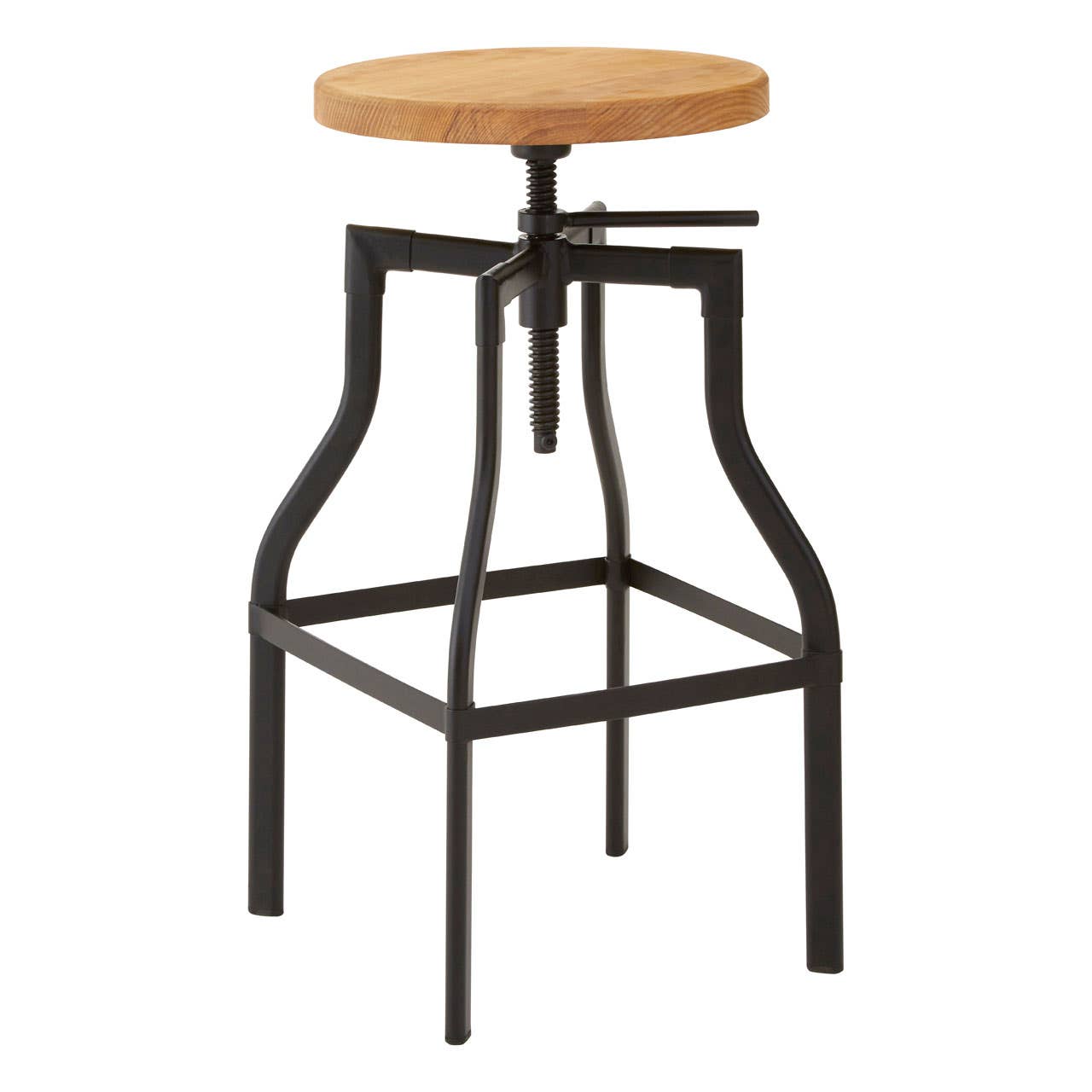 Adjustable Metal Bar Stool