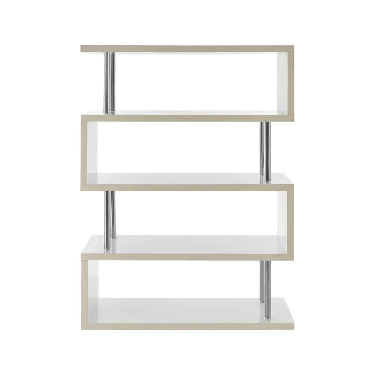 Glossy White Maze Shelf
