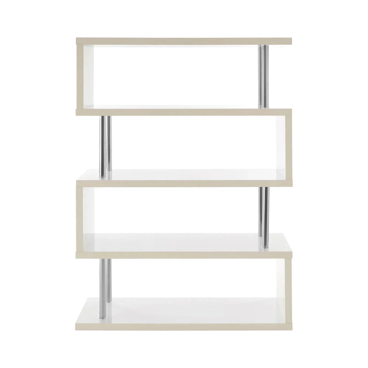Glossy White Maze Shelf