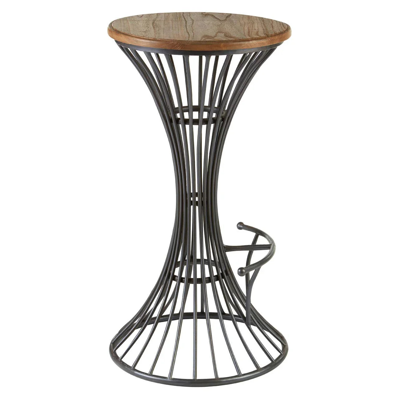 Rustic Metal Bar Stool