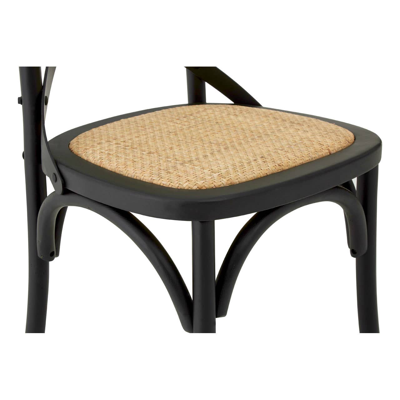 Rustic Oak Cross Back Chair