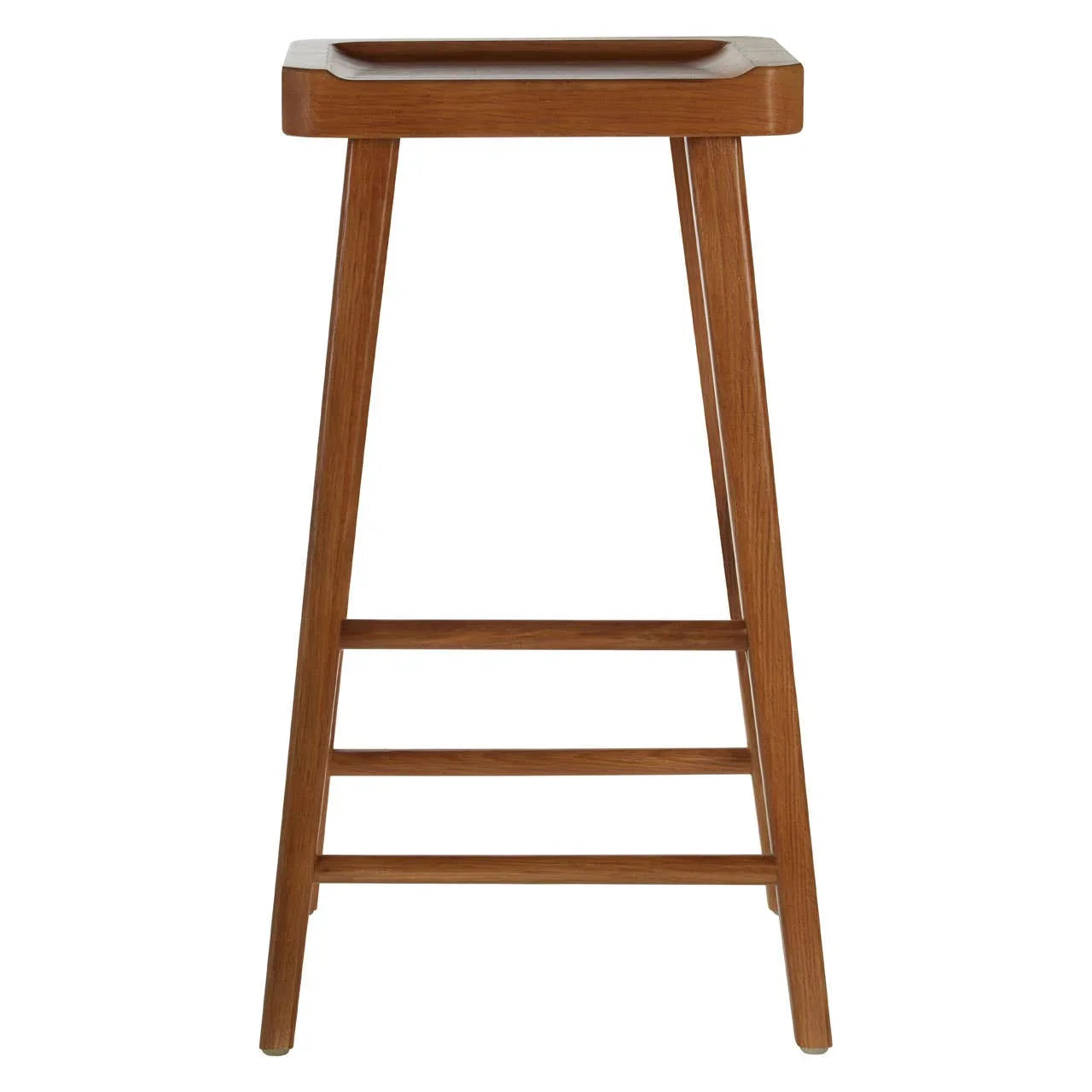 Rustic Oak Bar Stool