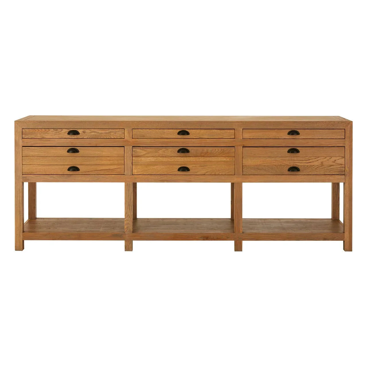 Indulgent Lyon Grey Oak Wood Sideboard - Luxe Storage Solution