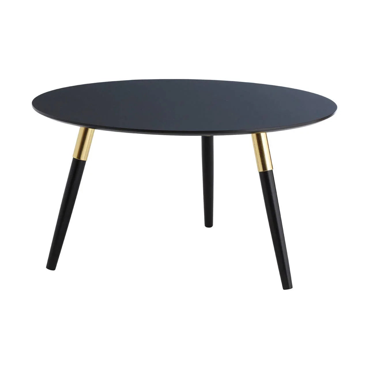 Golden Black Coffee Table Set