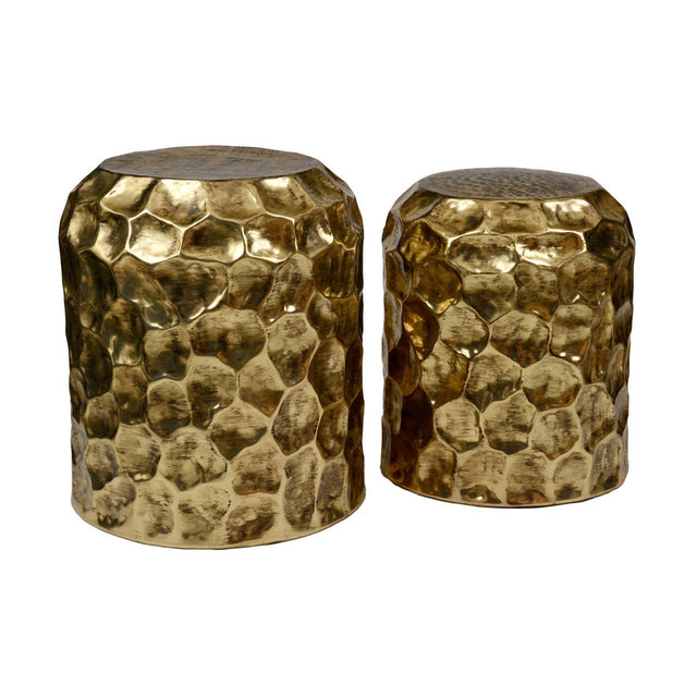 Rustic Iron Stool Set