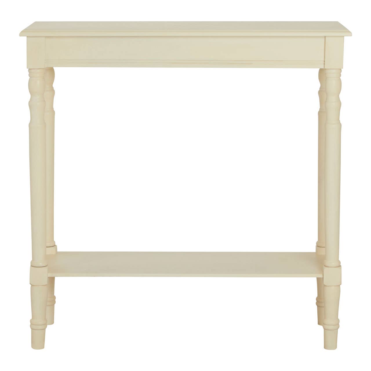 Antique White Wood Console Enhance