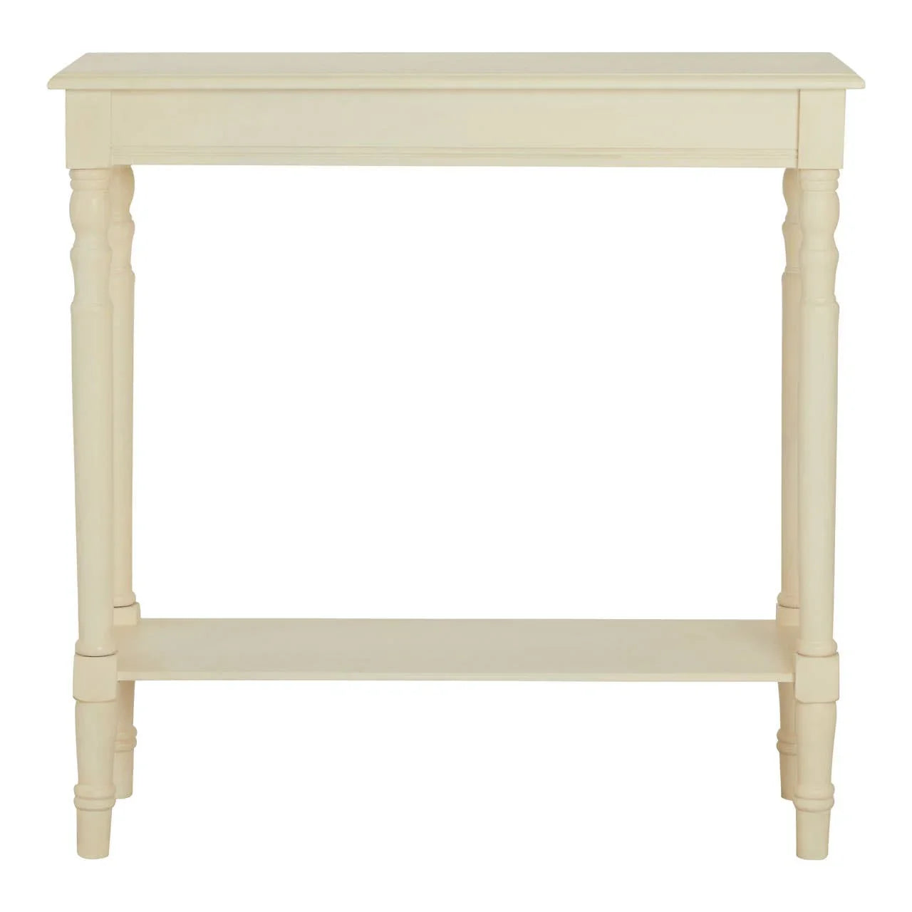 Antique White Wood Console Enhance