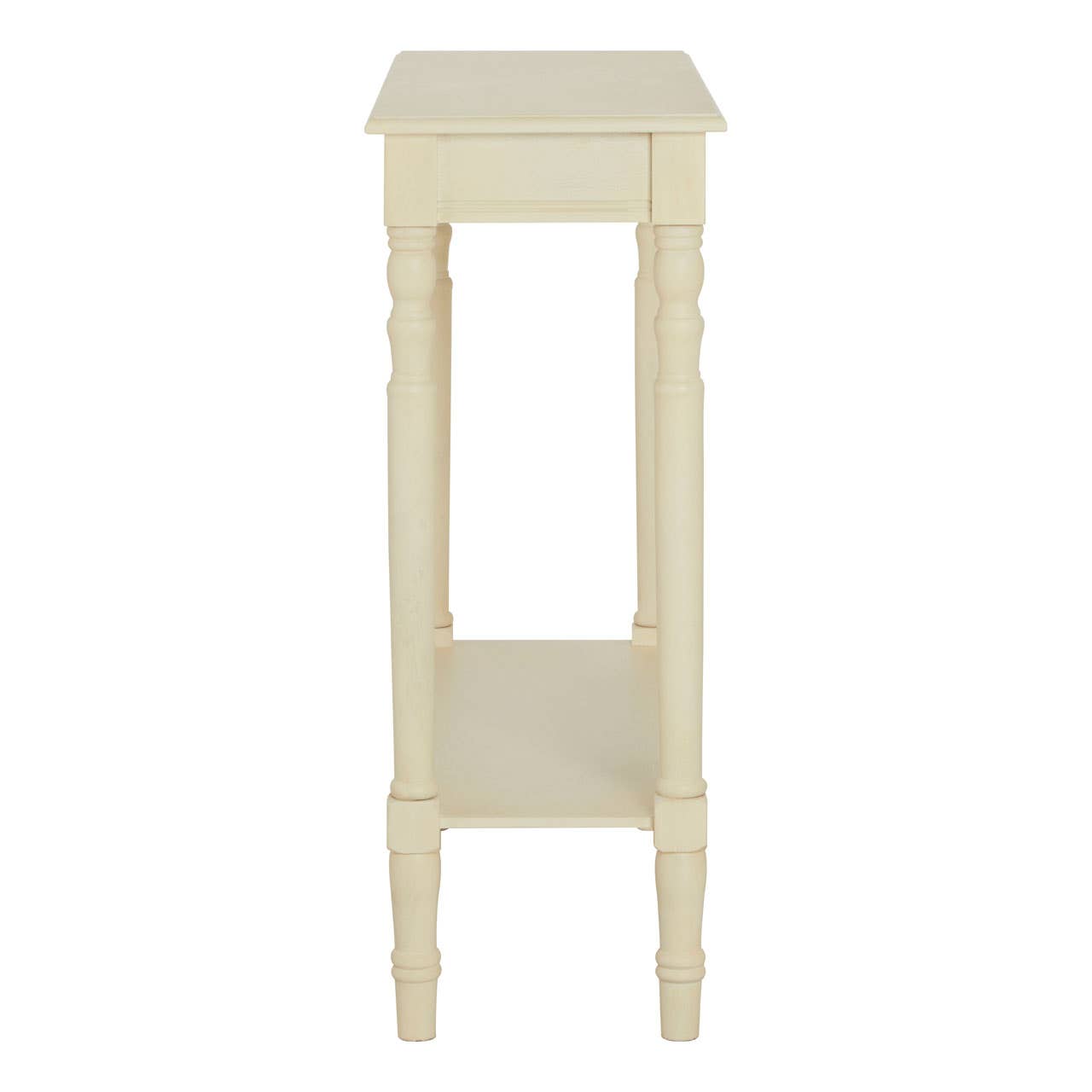 Antique White Wood Console Enhance