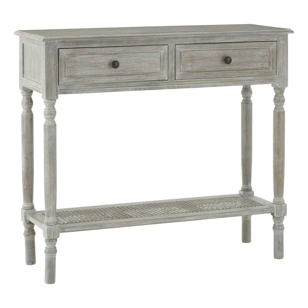 Rustic Grey Pine Console Table
