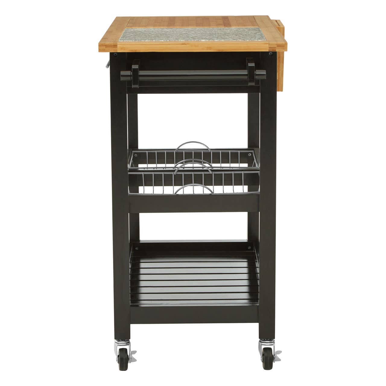 Pine Granite Kitchen Trolley