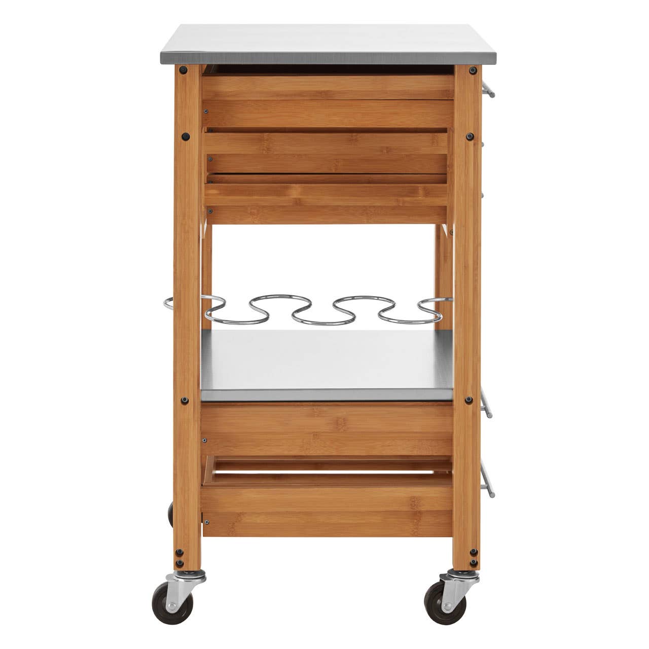 Mobile Bamboo Kitchen Trolley